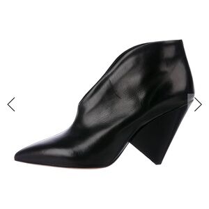 Isabel Marant Black Leather Heeled Boots